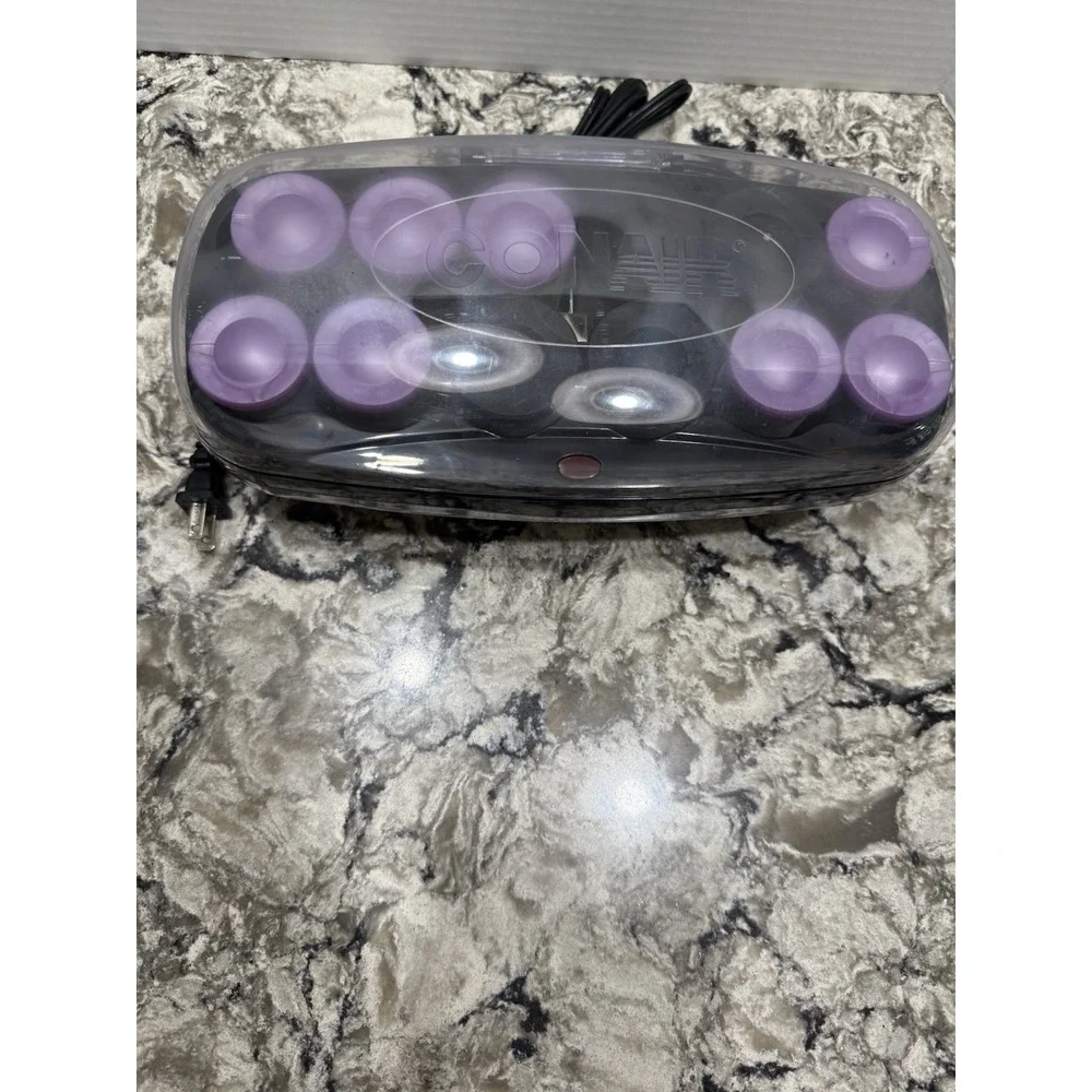 Conair Ion Shine Hot Rollers Curlers CHV14JXRSAM 12 Jumbo Rollers No Clips - Picture 3 of 6